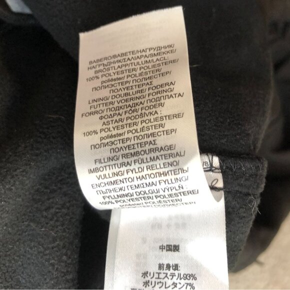 Lauren Ralph Lauren Womens Jacket Medium Quilted Bib Hooded Softshell Black - Picture 9 of 16